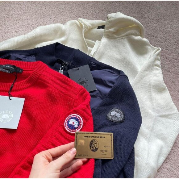 Canada Goose Cream Fairhaven 1/4 Zip Sweater - Picture 2 of 2